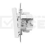 Механизм выключателя EKF UP1-SWW-11 одноклавишный, проходной, белый Эпика, фото8