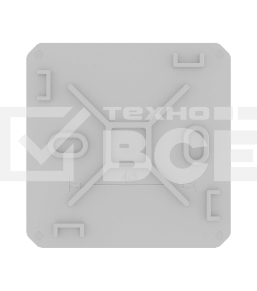 Коробка ответвительная DKC с 8+2 кабельными вводами д.20/20мм, IP55,70х70х40мм