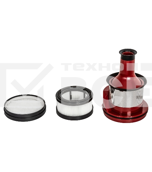 Пылесос вертикальный Supra VCS-5080 красный/серый, питание от аккумулятора, 250 Вт, уборка сухая, пылесборник 0.8 л