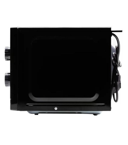 Микроволновая печь HOME HMM207BB черный, 20 л, 700 Вт, переключатели - поворотный механизм