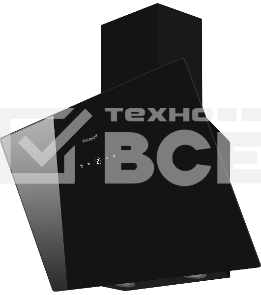 Вытяжка наклонная Weissgauff Tau 60 TC BL