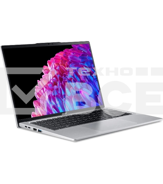 Ноутбук Acer Swift Go 14 SFG14-73-70EH серебристый NX.KSGCD.002 Core Ultra 7 155H 16Gb SSD1Tb Intel Arc 14