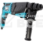 Перфоратор Makita HR2630 + набор буров B-54704 патрон:SDS-plus уд.:2.9Дж 800Вт (кейс в комплекте), фото4