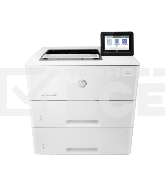 Принтер лазерный HP LaserJet Enterprise M507x (1PV88A#B19), A4, ч/б, печ. до 43 стр/мин, 1200 x 1200 dpi, USB, RJ-45, Wi-Fi, BlueTooth, Air Print, Mopria