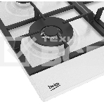 Газовая варочная поверхность Beko BHGM6422K5WW (7751688409) белый, фото4