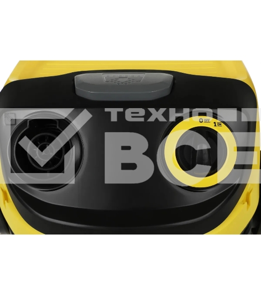 Строительный пылесос Karcher WD 5 V-25/5/22 желтый, 1100 Вт, уборка сухая/сбор воды, пылесборник мешок/контейнер, 25 л