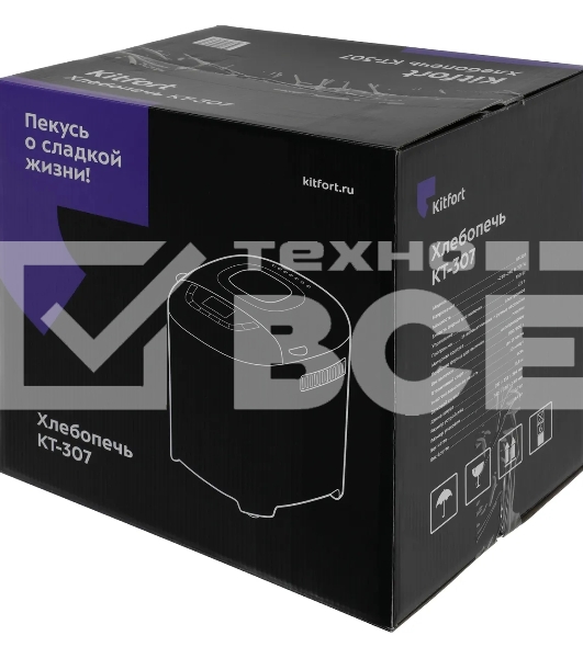 Хлебопечь Kitfort КТ-307 550Вт белый