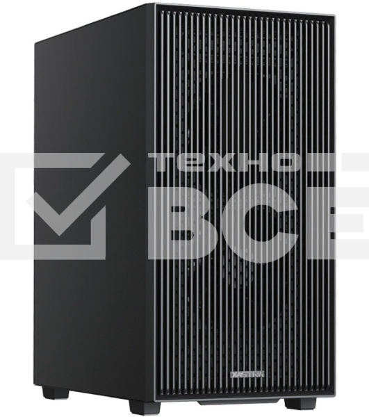 Компьютерный корпус XASTRA A307M 2BK SI Black mATX/Mesh/Metal left panel/2x120мм PWM FC black fans/A307M-2FC12BK-SI
