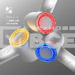 Фен для волос с BLDC-мотором и диффузором, Tuvio HD16EI01, белый, фото2