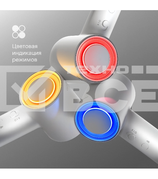 Фен для волос с BLDC-мотором и диффузором, Tuvio HD16EI01, белый