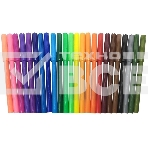 Фломастеры Silwerhof Eco 7.5мм 125мм, вентилируемый колпачок, 24 цвета, пакет с европодвесом, фото3