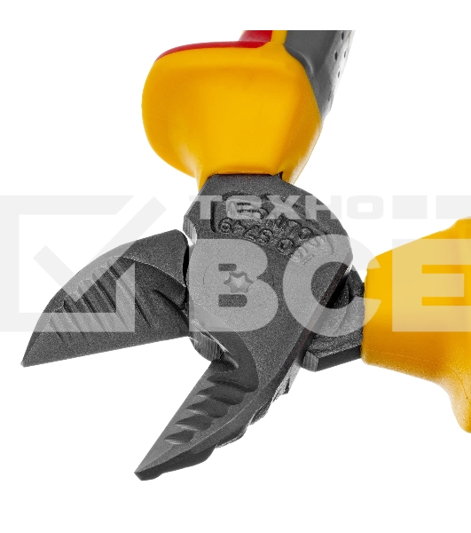 Бокорезы Denzel диэлектрические рукоятки, до 1000 В, трехкомпонентные рукоятки, 180 мм