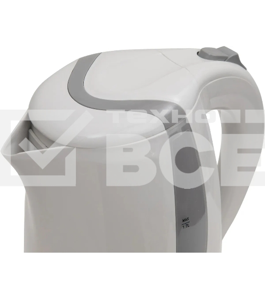 Чайник электрический Oasis K-2PW 1.7 л, 2200 Вт, белый корпус: пластик