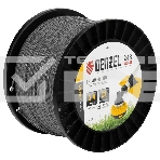 Леска для триммера Denzel двухкомпонентная витой квадрат, 2,4мм х 243м, на DIN катушке EXTRA CORD, фото2