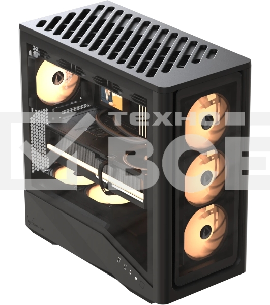 Компьютерный корпус Aerocool \ Formula V Line Air Power G9 DUO PA Black, ATX, TYPE-C*1, USB3.0*2, MESH/GLASS FRONT PANEL, FRONT 3x PERFORMANCE ARGB, REAR 1x PERFORMANCE ARGB