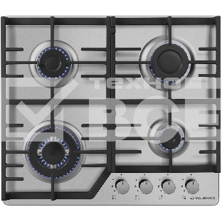 Газовая варочная панель Maunfeld EGHS.64.73CS/G, 4 конфорки, нержавеющая сталь, серебристый