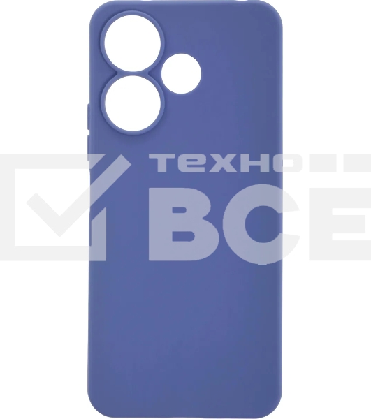 Чехол (клип-кейс) BoraSCO для Xiaomi Poco M6 4G Silicone Case лавандовый (73630)