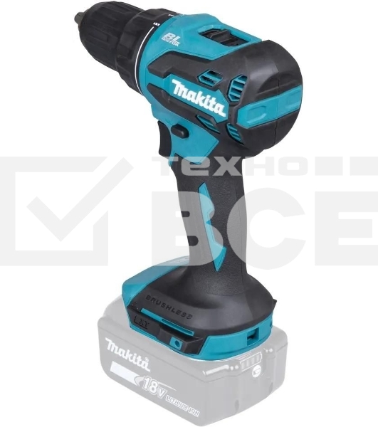 Дрель-шуруповерт Makita DDF490Z, без АКБ, без ЗУ