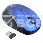 Мышь беспроводная Oklick 665MW черный/синий, 1000 dpi, радиоканал, USB, кнопки - 3, фото5