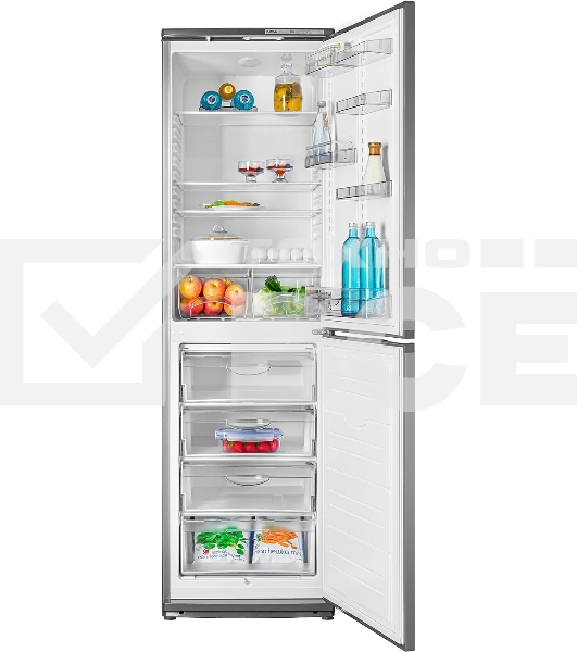 Холодильник Atlant ХМ-6025-060 мокрый асфальт двухкамерный 225/139л морозилка снизу