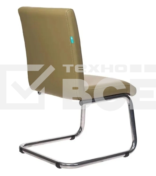 Кресло офисное Бюрократ CH-250-V зеленый искусственная кожа полозья