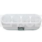 Йогуртница Kitfort KT-2006 20Вт 4б. 180 мл белый/зеленый, фото5