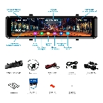 Видеорегистратор TrendVision MR-1100, 3840x2160, 11', с камерой заднего вида, GPS/ГЛОНАСС, Wi-Fi, G-сенсор, фото2