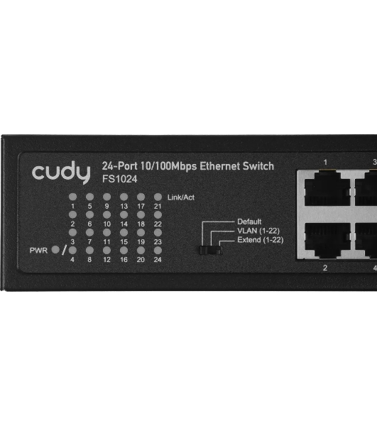 Коммутатор Cudy FS1024, 24×100 Мбит/с
