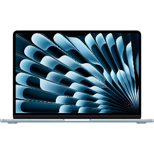 Ноутбук Apple MacBook Air A3449/13.6'/IPS (Liquid Retina)/Apple M5 10 core/16Gb/1024Gb SSD/Apple Graphics 10 core GPU/macOS/светло-голубой/1.23kg