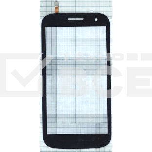 Сенсорное стекло (тачскрин) для Micromax Canvas HD A116, черное
