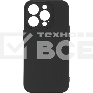 Чехол (клип-кейс) BoraSCO для Apple iPhone 15 Pro черный (72429)