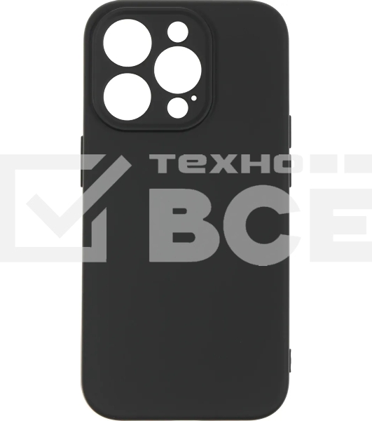 Чехол (клип-кейс) BoraSCO для Apple iPhone 15 Pro черный (72429)