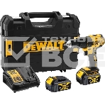 Дрель-шуруповерт DeWalt DCD778M2T-QW, Аккумуляторная, 18В, 2 АКБ, Кейс, фото 1