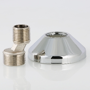 Эксцентрик VALTEC 3/4' х 1/2' с декоративной чашкой