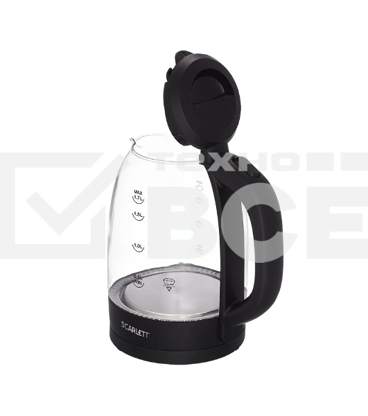 Чайник Scarlett SC-EK27G11, 2200Вт, 1.7л, черный