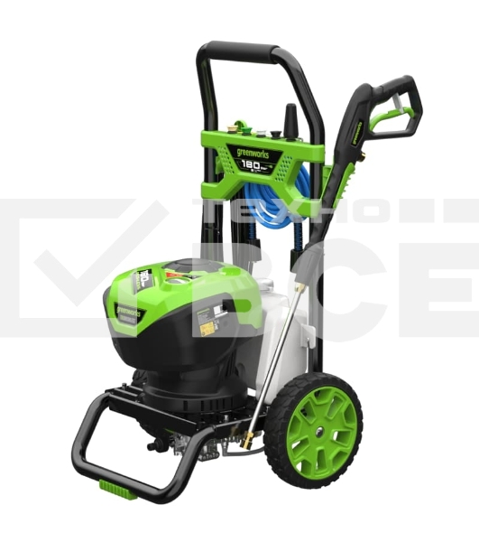Мойка высокого давления электрическая GreenWorks GDPW-Semi-P15 180 bar (5106007)