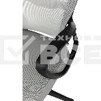 Кресло руководителя Бюрократ Wise серый, сетка/ткань, с подголов. крестов. пластик, фото19