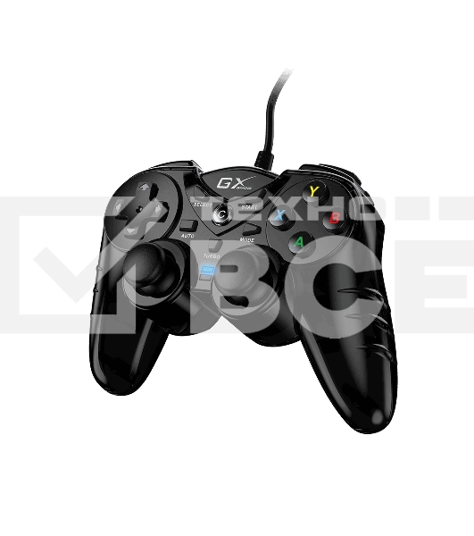 Геймпад Genius GX-17UV, (PC, PlayStation 3), two vibration motors, 2 joysticks, cable: 1.8 m, color: black