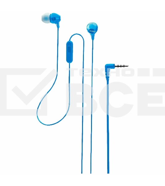 Наушники Sony MDR-EX14AP синий
