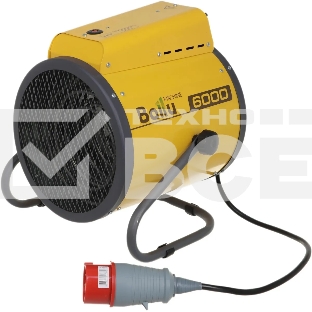 Тепловая пушка электрическая Ballu Prorab 2 BHP-P2-6 желтый