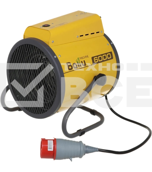 Тепловая пушка электрическая Ballu Prorab 2 BHP-P2-6 желтый