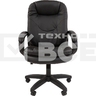 Кресло офисное Chairman 668 LT NEW экопремиум, черный, Россия