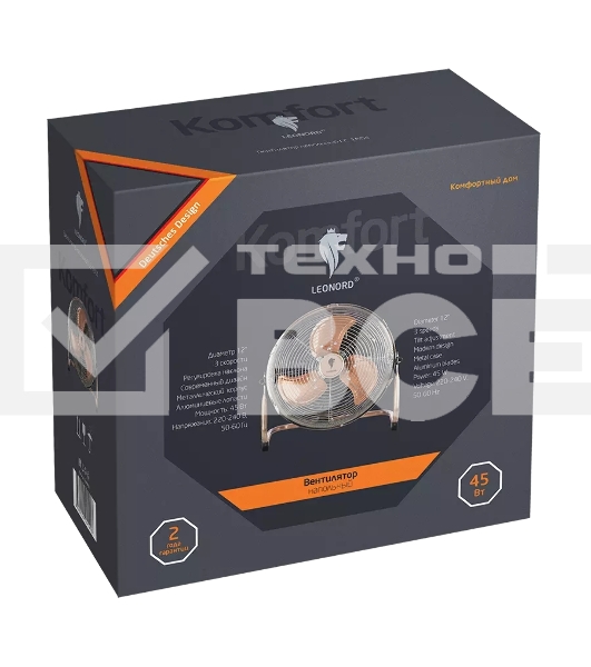 Вентилятор Leonord LE-1604 1шт/коробка