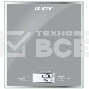 Весы кухонные Centek CT-2462 серебристый