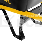 Тачка строительная Denzel усиленная, объем 140 л, 250 кг, двухколесная, колесо 15х6.00-6, фото5