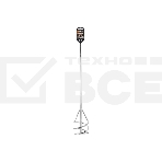 Насадка-миксер оцинкованная 600х100мм SDS+ Вихрь 73/3/7/4, фото3