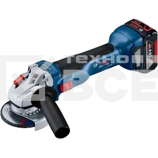 Углошлифовальная машина акк. BOSCH GWS 18V-10 (06019J4004) 2x 5.0А·ч