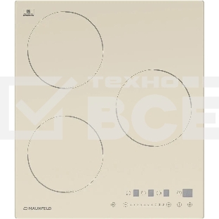Индукционная варочная панель Maunfeld EVI.453-BG, конфорок: 3 шт., стеклокерамика, независимая, бежевый