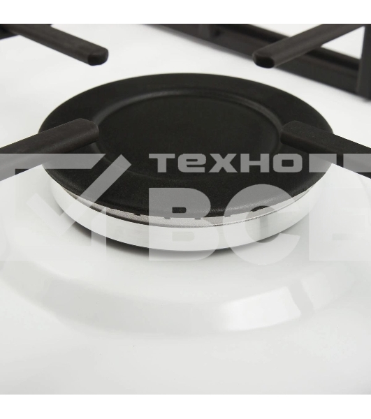 Газовая варочная панель Maunfeld EGHE.32.3EW/G, 2 конфорки, эмалированная сталь, белый