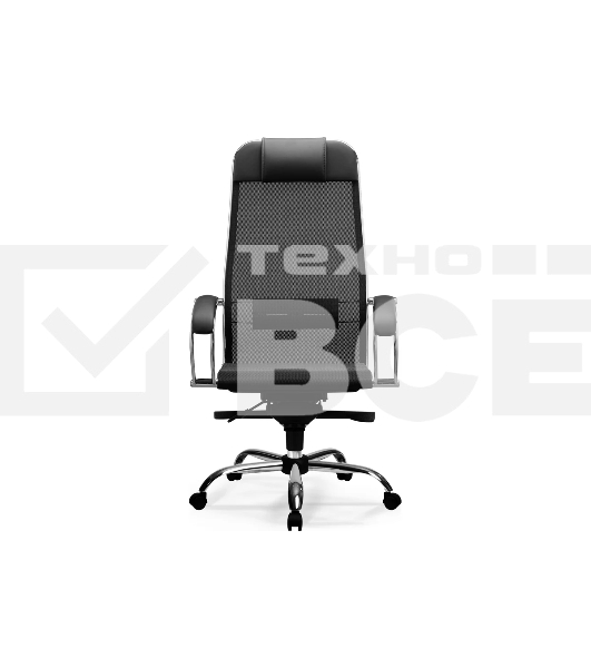 Кресло офисное МЕТТА 'SAMURAI' S-1.04, сверхпрочная ткань-сетка, черное